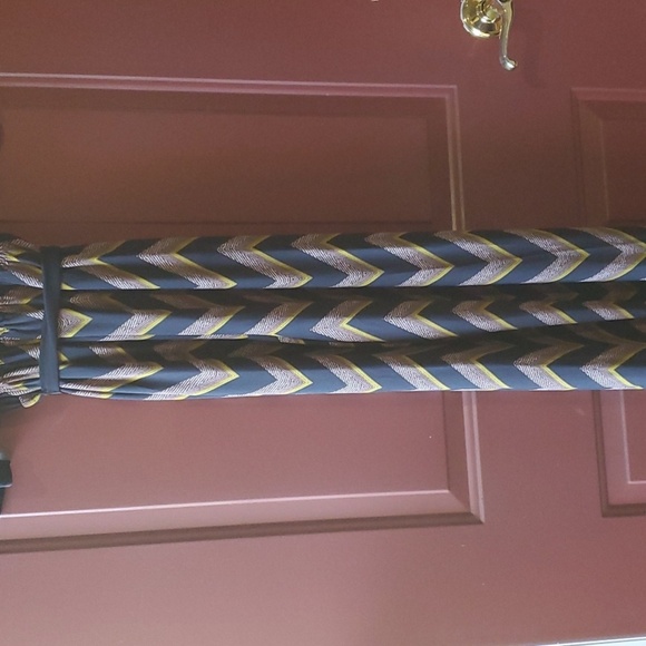 Emma & Michele Black and Gold Asymmetrical Jumpsuit - Picture 9 of 9